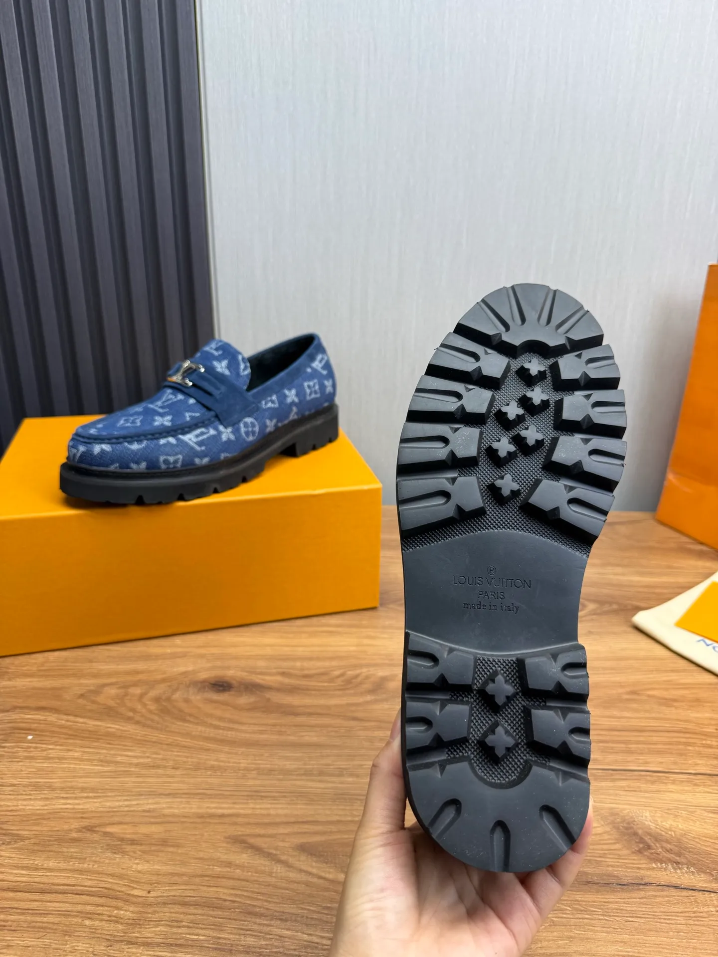Factory 680💰 LV. Men's business casual leather shoes, all made of imported original brand leather, just to create a more comfortable wearing experience, original non-slip and wear-resistant outsole ✔️16-45 (38.45 non-returnable)